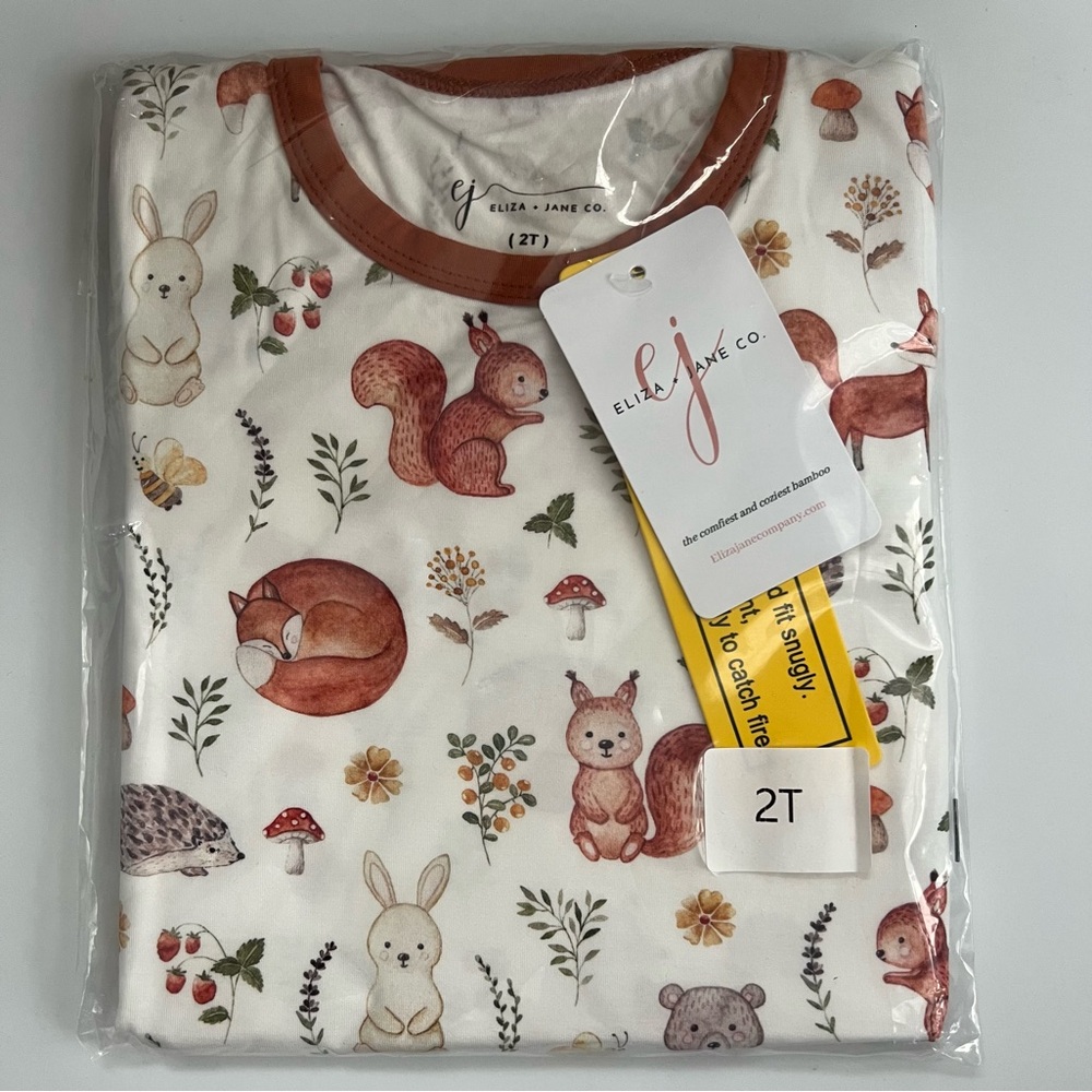 Eliza and Jane Bamboo Pjs 2T